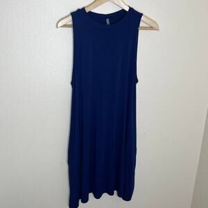 Jolie Navy Tank Dress Medium